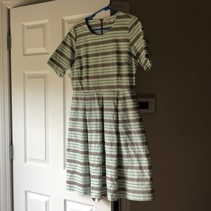 Modest Tea Length Cotton Dress